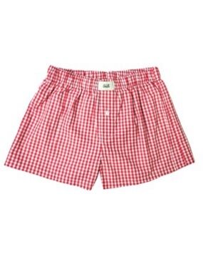 Oddli Red Gingham Boxers